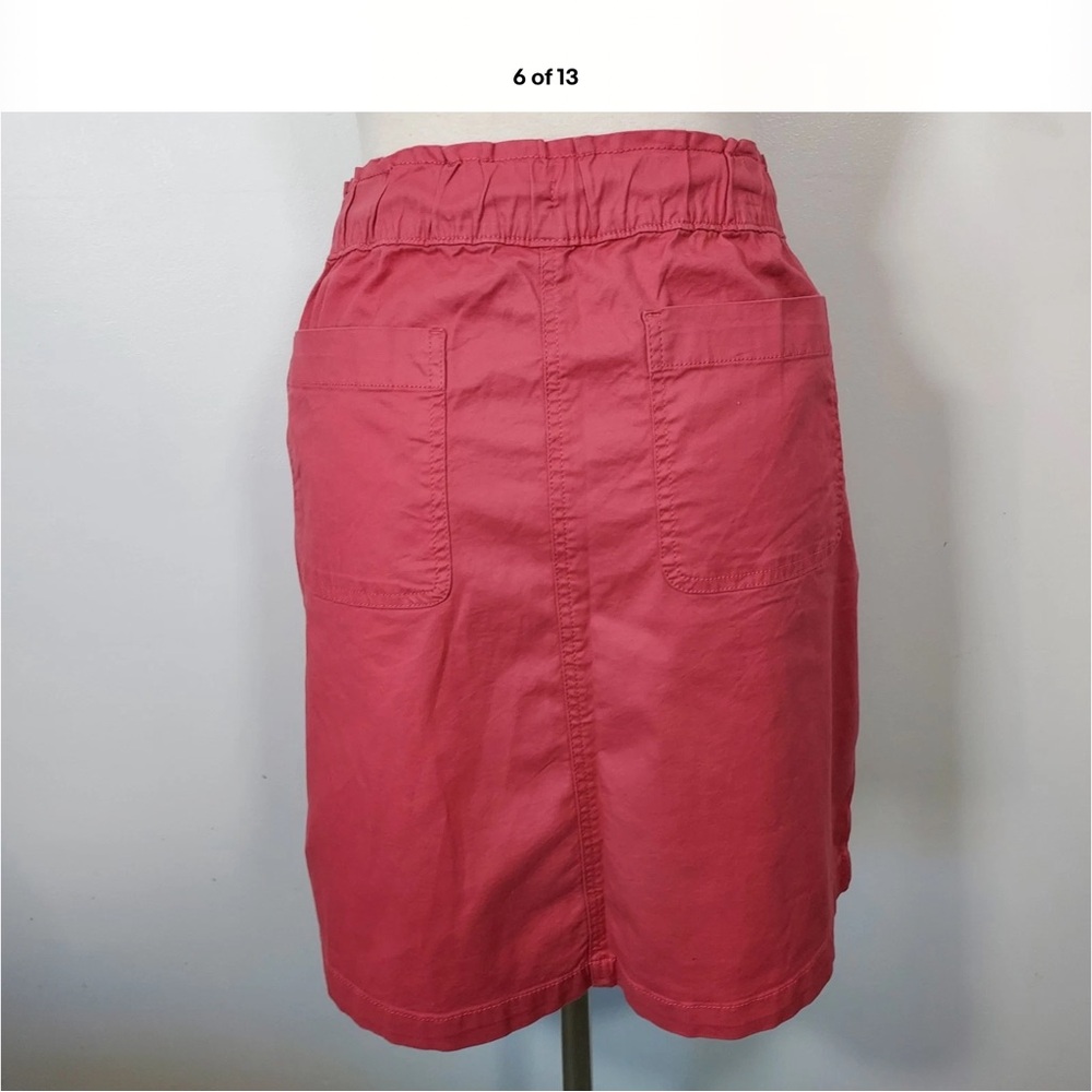Croft & Barrow Salmon Drawstring Women's Skirt XL - Picture 3 of 4